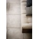 Stoneware tilesl Cays Marazzi col. cotton ( 75x75 cm) for livingroom 