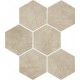 Clays 21x18,2 Marazzi piastrella esagonale in gres porcellanato