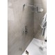 Wall white paste tile "Evolutionmarble" Marazzi col.onyx (32.5x97.7 cm) for bathroo