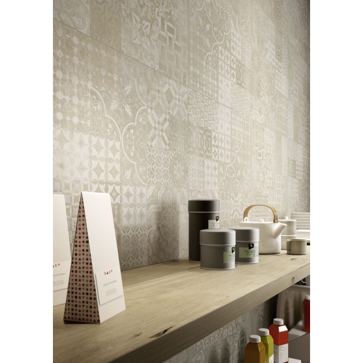 Plaster 30x60 by Marazzi porcelain stoneware flooring cement effect