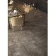 Porcelain tile wood effect "Treverkway by Marazzi" chestnut color for livingroom