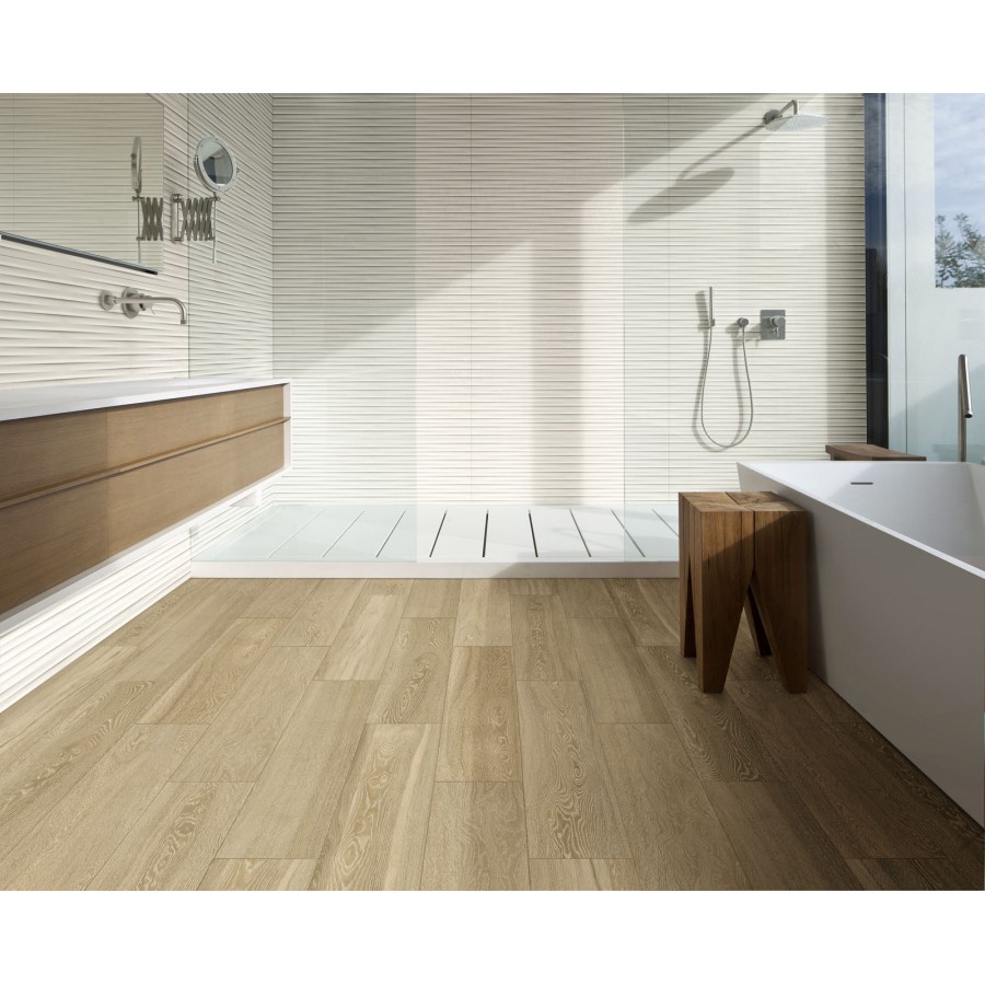 Treverkview 20x120 by Marazzi rectified wood effect tile