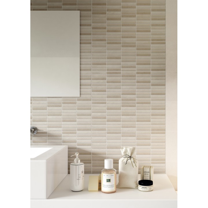 Wood effect tile treverkhome Marazzi col birch (15x120 cm ) for livingroom