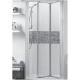 Porta doccia T2495YB con apertura pieghevole 70x180 serie Tipica di Ideal Standard