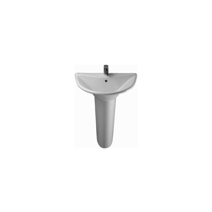 Lavabo con piedistallo T0847 serie Diagonal di Ideal Standard